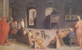 Domenico Beccafumi San Bernardino of Siena Preaching (mk05) China oil painting art